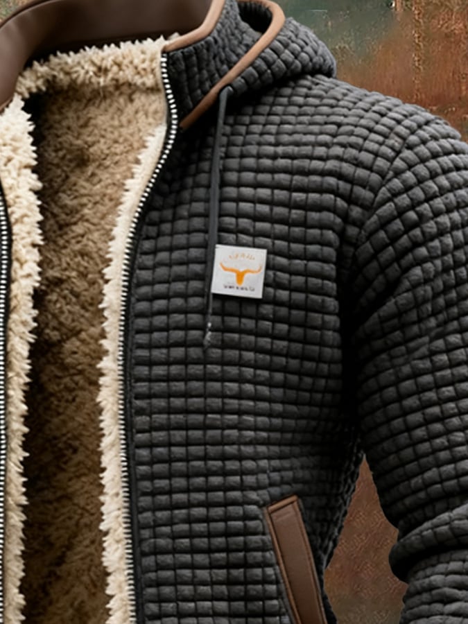 Mit Fleece gefütterte Winterjacke