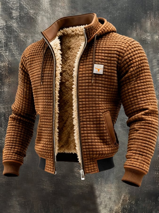 Mit Fleece gefütterte Winterjacke