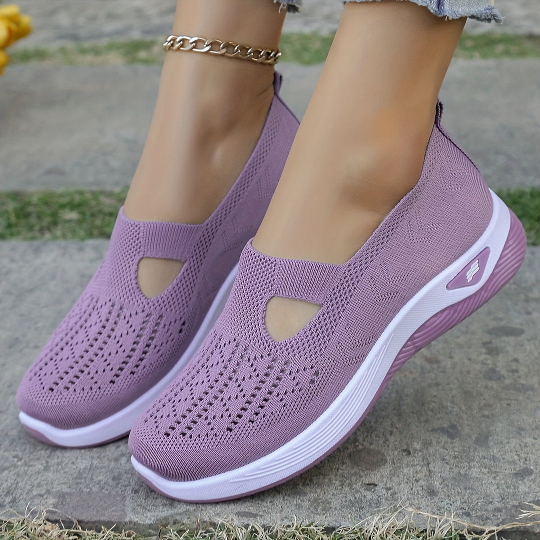Elies™ | Atmungsaktive Cut-Out Sneaker