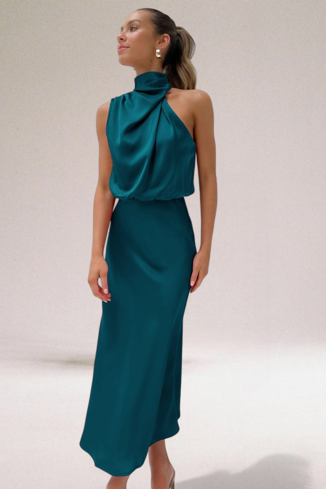 ELARA™ - Elegantes Satin-Abendkleid