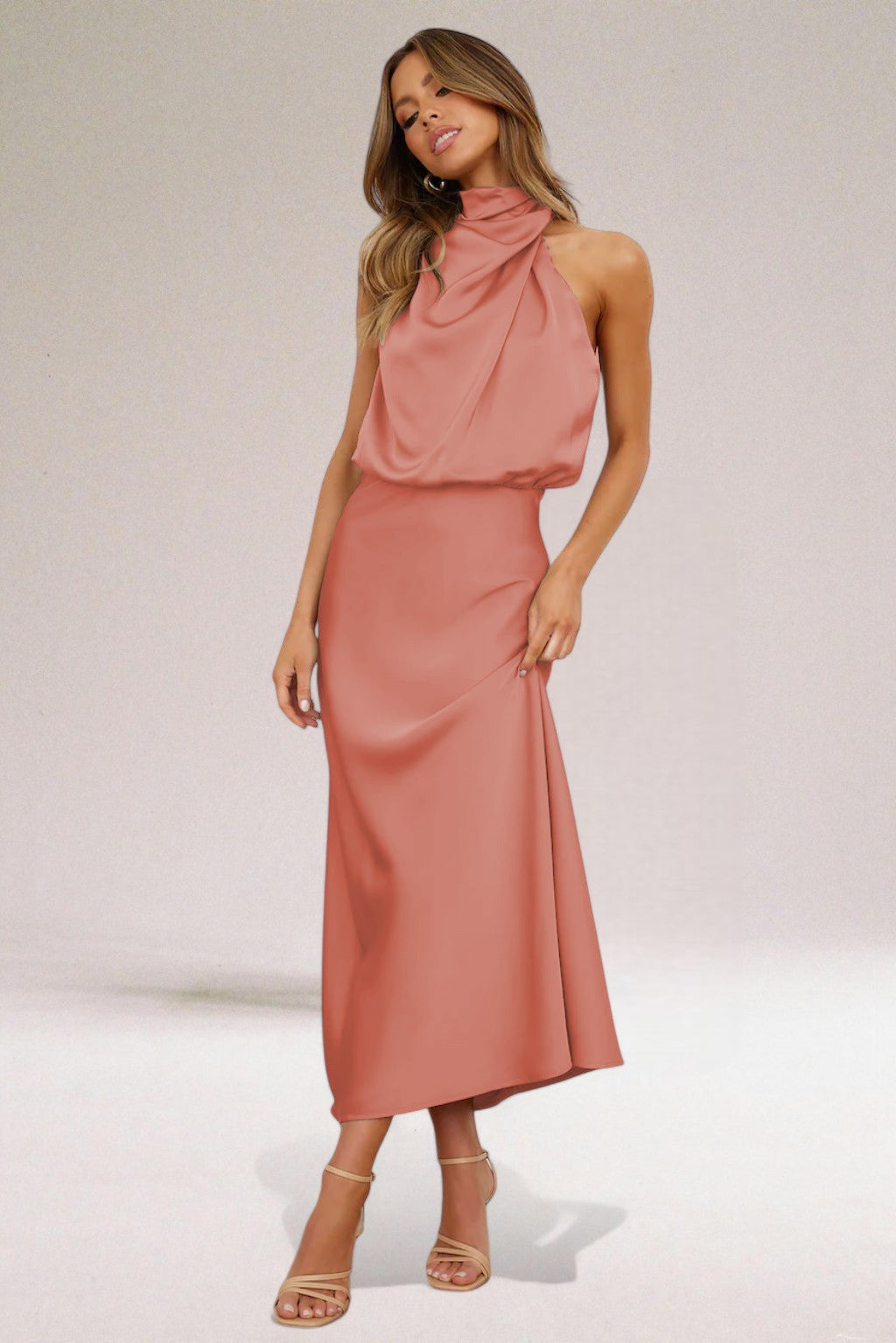 ELARA™ - Elegantes Satin-Abendkleid