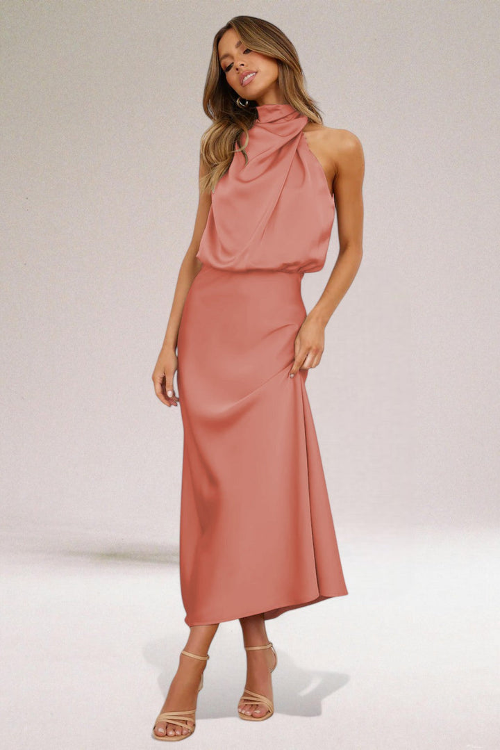 ELARA™ - Elegantes Satin-Abendkleid