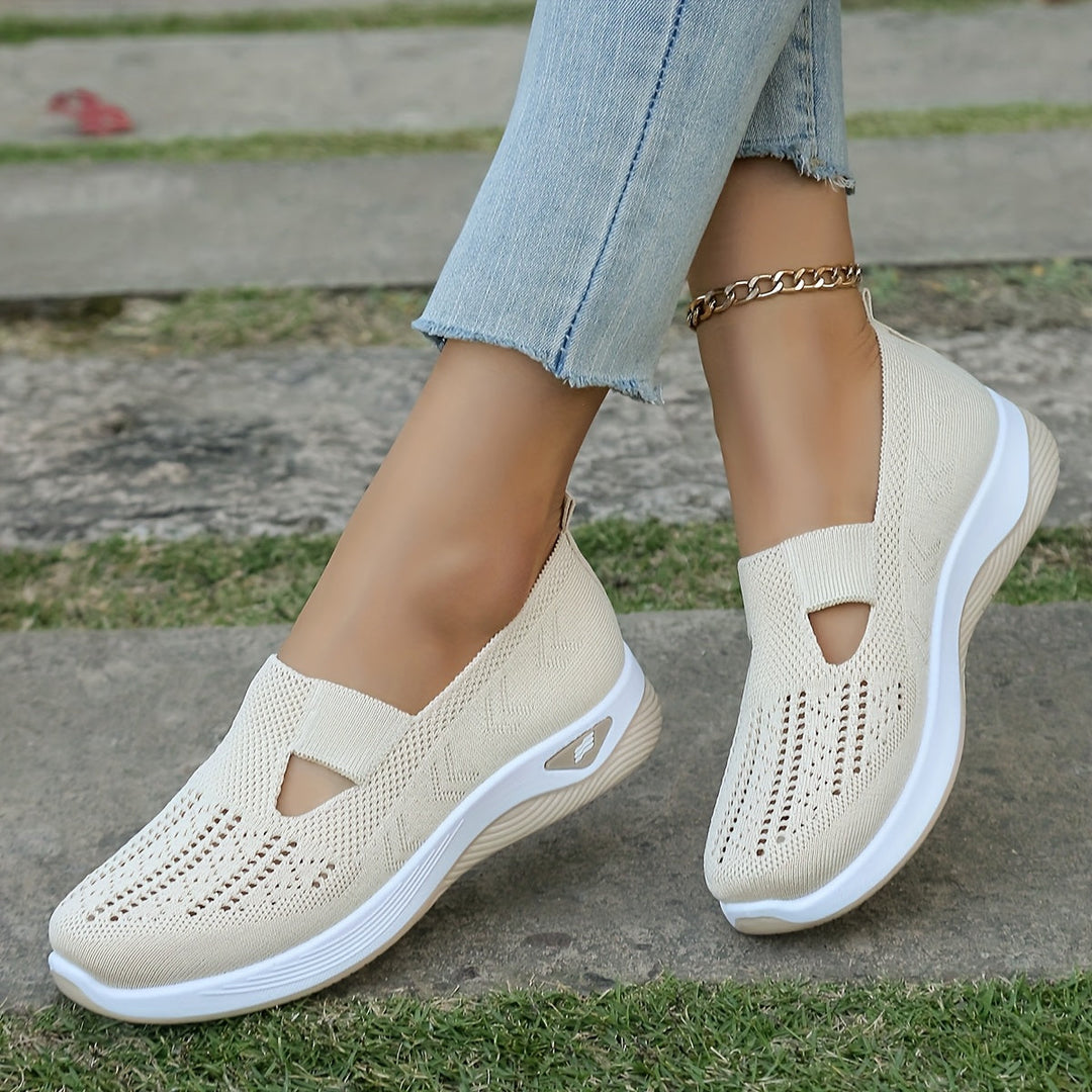 Elies™ | Atmungsaktive Cut-Out Sneaker