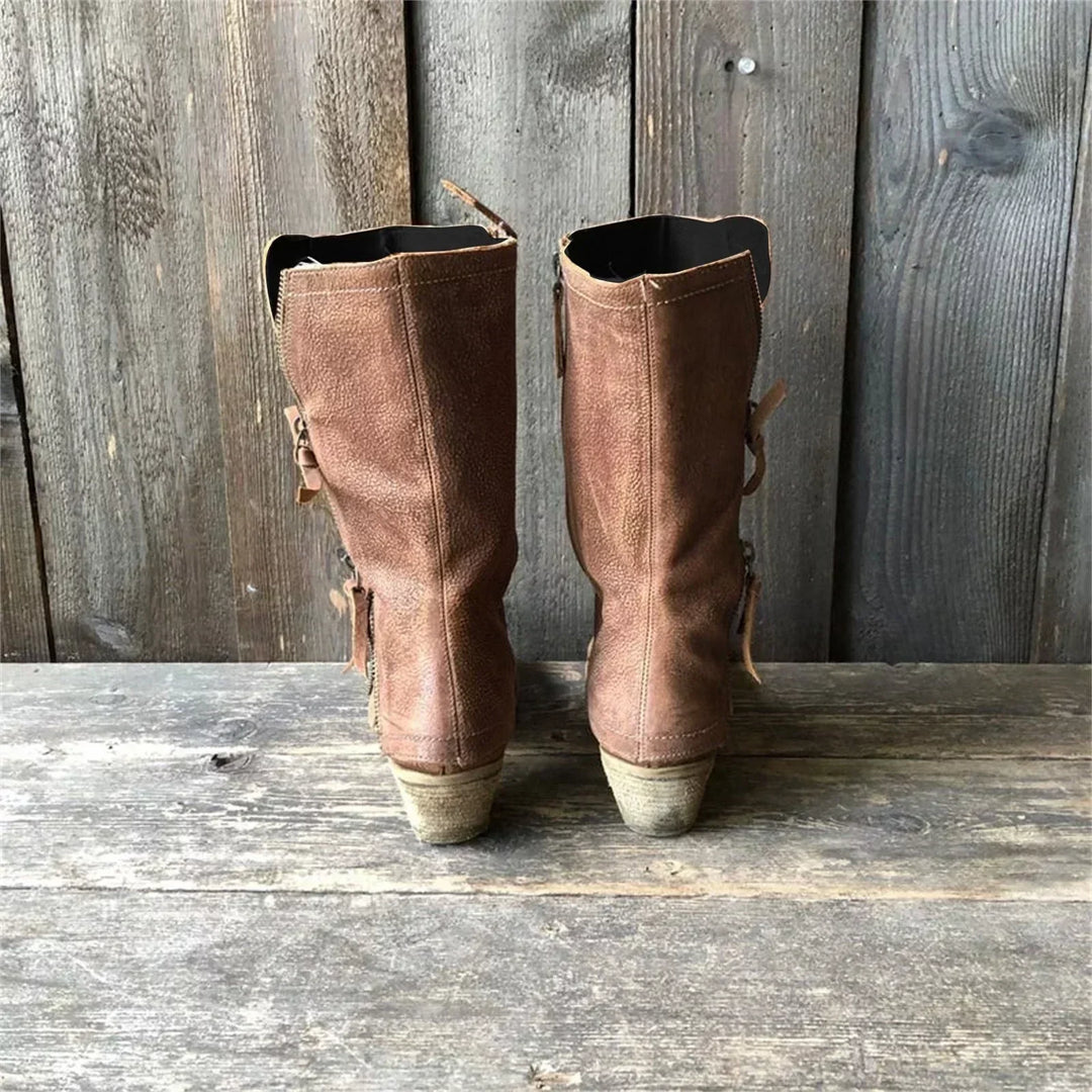 Amparo™ | Leder Herbststiefel