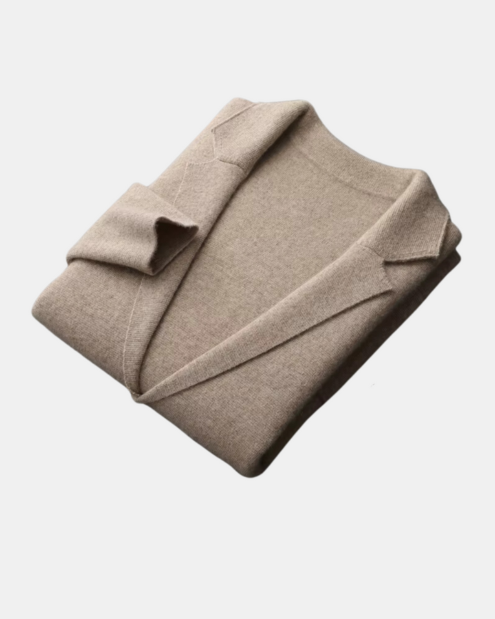 Bacchus Kaschmir-Knopf-Strickjacke