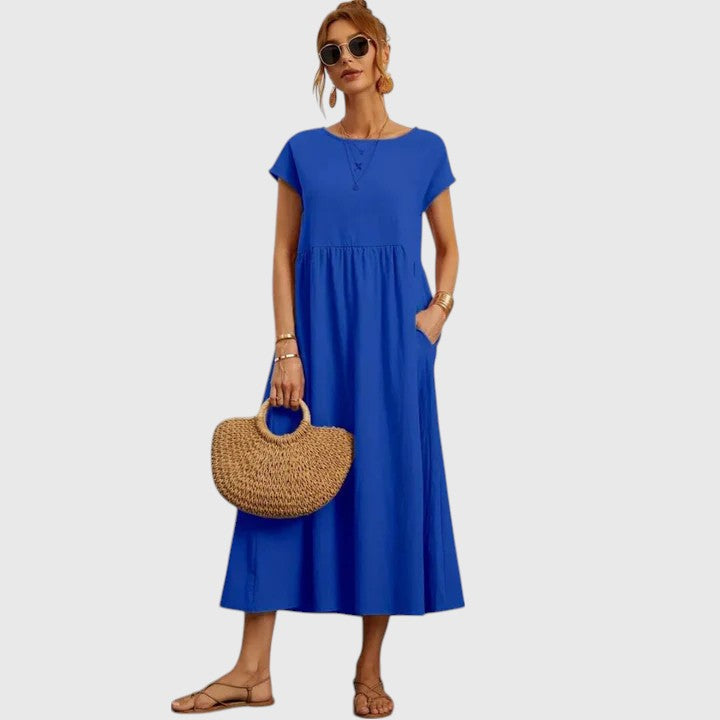 Fenella | Bequemes Midi-Kleid
