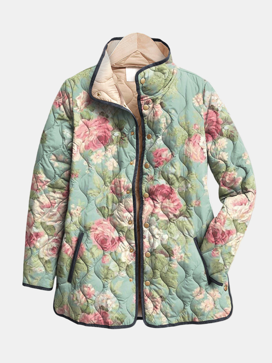 DELACROIX | Steppjacke Alte Rosen Hell