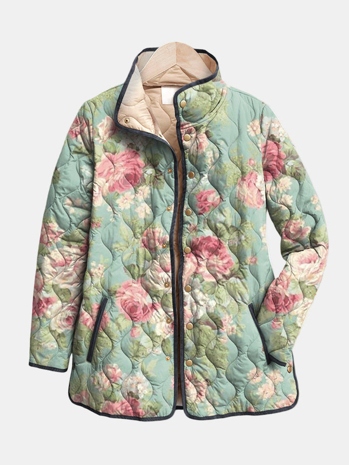 DELACROIX | Steppjacke Alte Rosen Hell
