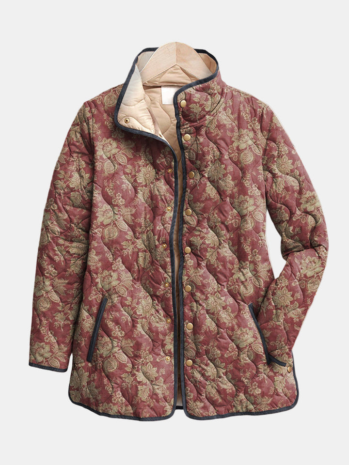 DELACROIX | Steppjacke Damast Pflaume Sophie