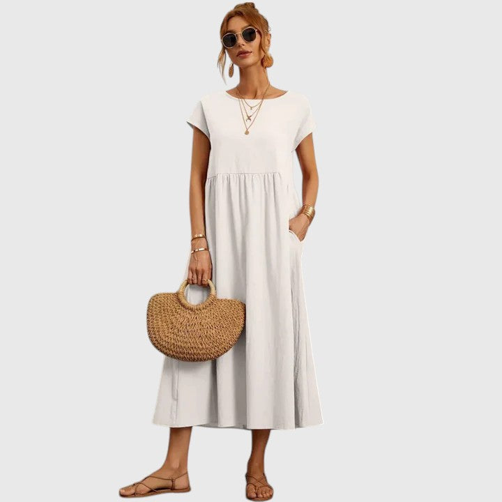 Fenella | Bequemes Midi-Kleid
