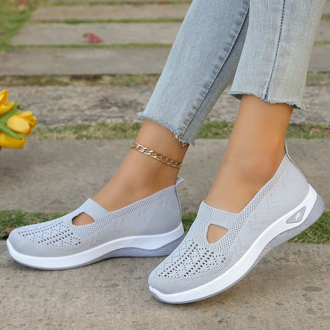 Elies™ | Atmungsaktive Cut-Out Sneaker