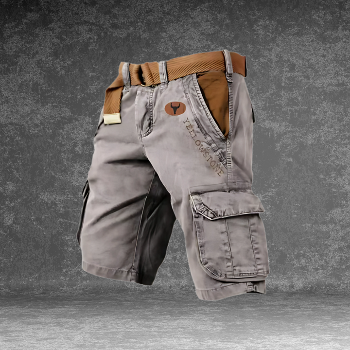 Cargo-Hose mit 6 Taschen und Gürtel