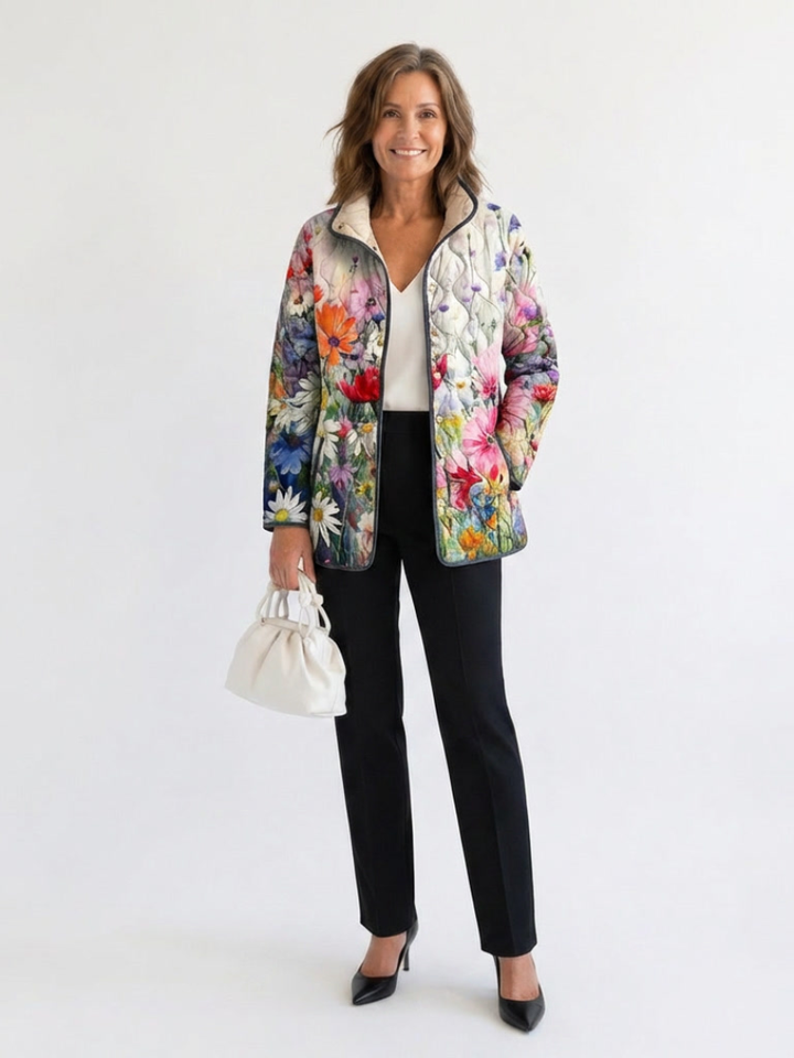DELACROIX | Steppjacke Wiesenblumen Manon