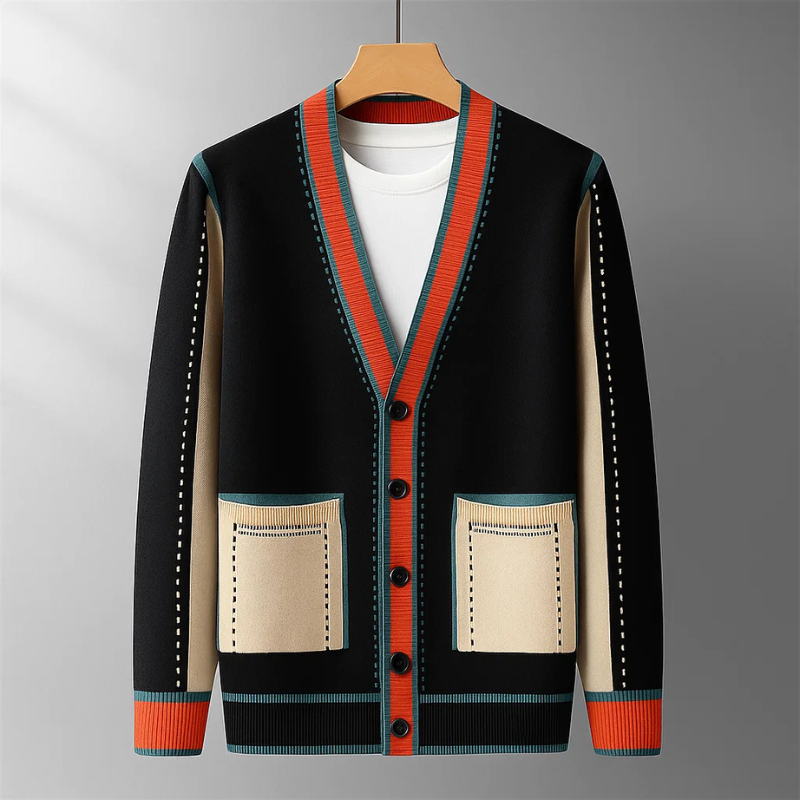 Elegante Strickjacke aus Wolle
