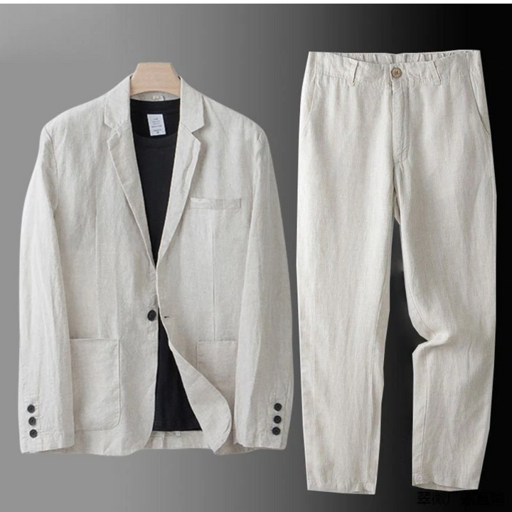 Elegantes Leinen-Set