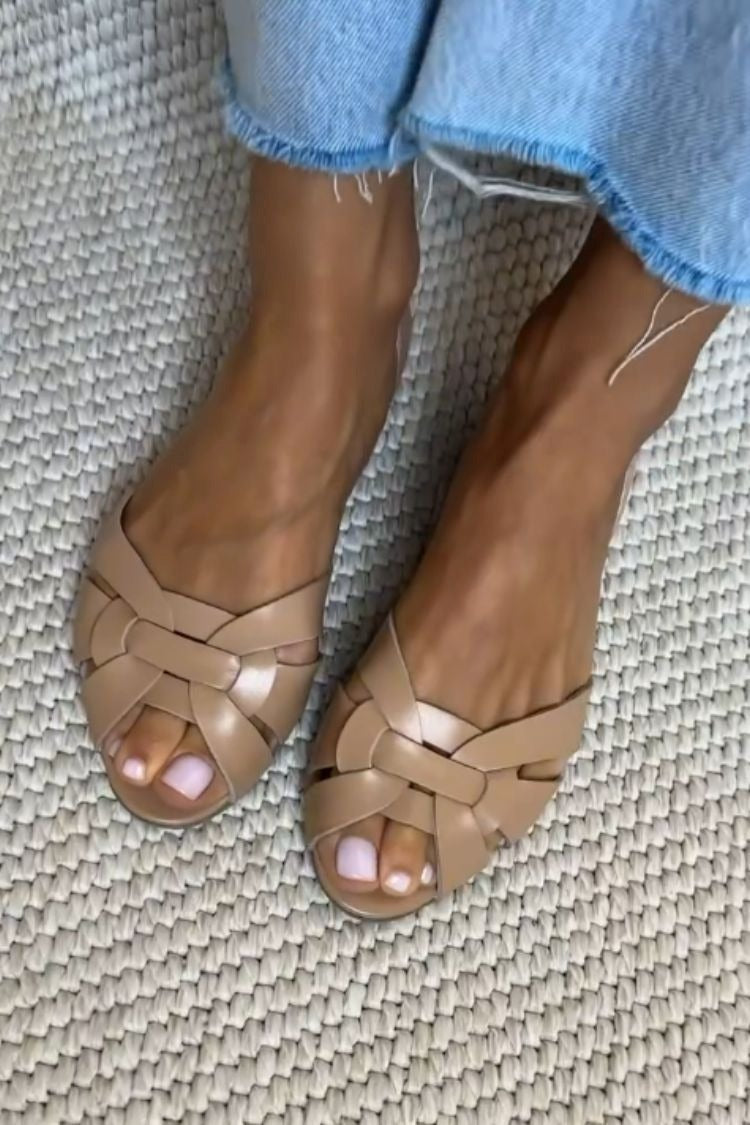 Serafina™ | Naturgewebte Sandalen