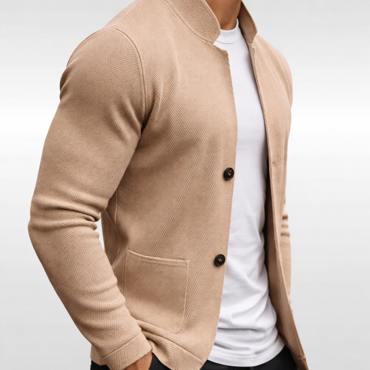 Markus I Weste aus strukturiertem strick