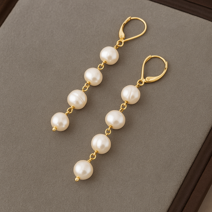 Shell | Ohrringe mit Perle