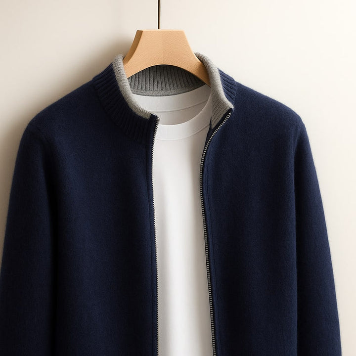 Elegante Kaschmir-Strickjacke