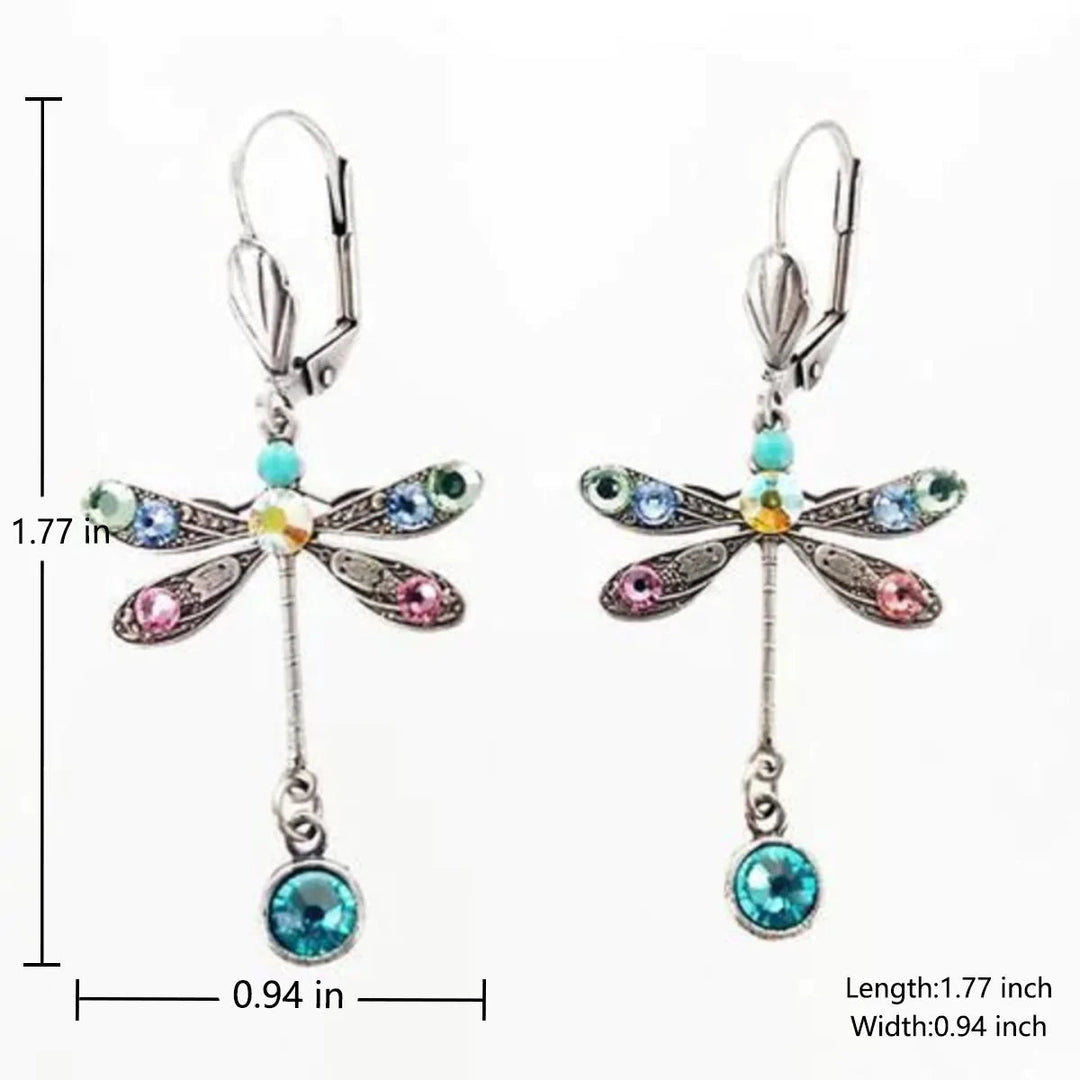 Elegante Ohrringe in Libellenform