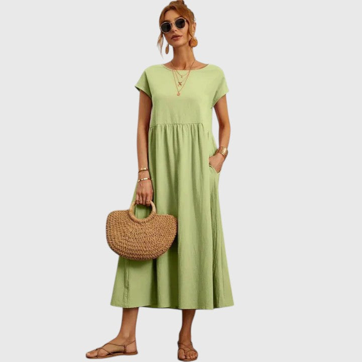 Fenella | Bequemes Midi-Kleid