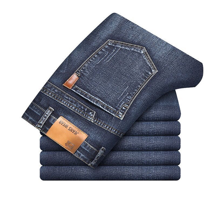Hochwertige, vierwege dehnbare Slim-Fit-Jeans für Herren