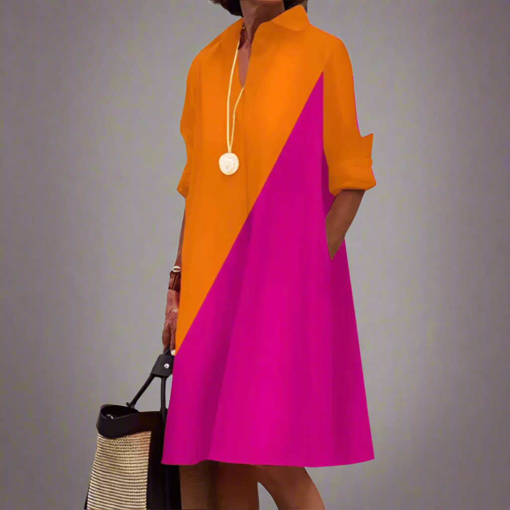 SANDRINE | BEQUEMES UND ELEGANTES POLOKLEID