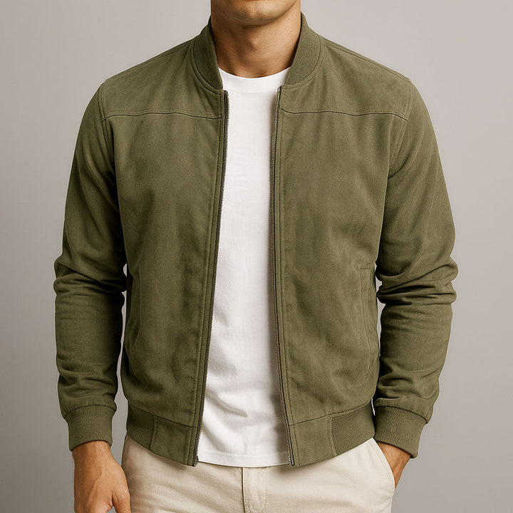 Adrian | Handgefertigte Wildlederjacke