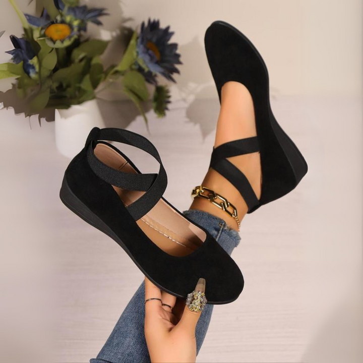 Calerinne | Geschlossene Wedge Ballerina Schuhe