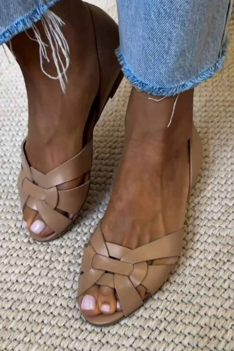 Serafina™ | Naturgewebte Sandalen