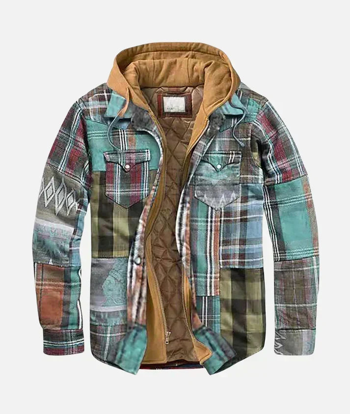 Helmut | Karierte Patchworkjacke