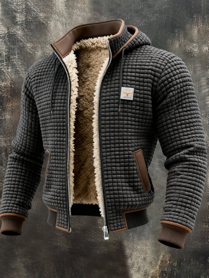 Mit Fleece gefütterte Winterjacke