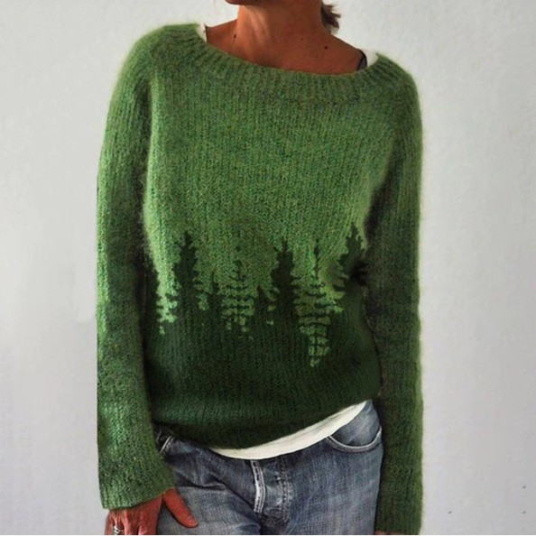 Brooklyn - Retro Skandinavischer Strickpullover