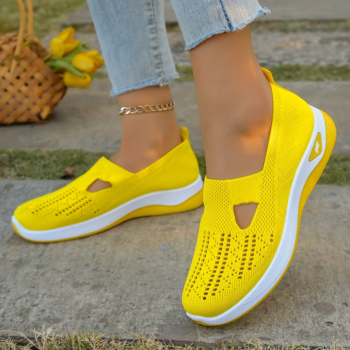 Elies™ | Atmungsaktive Cut-Out Sneaker