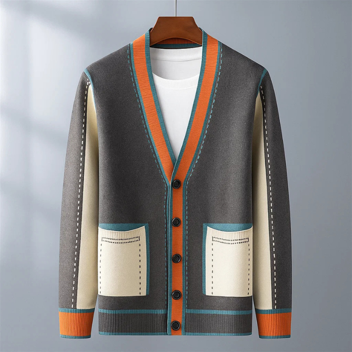 Elegante Strickjacke aus Wolle