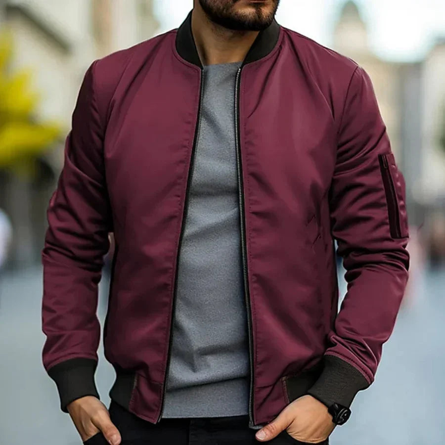 Klaus | Elegante klassische Bomberjacke
