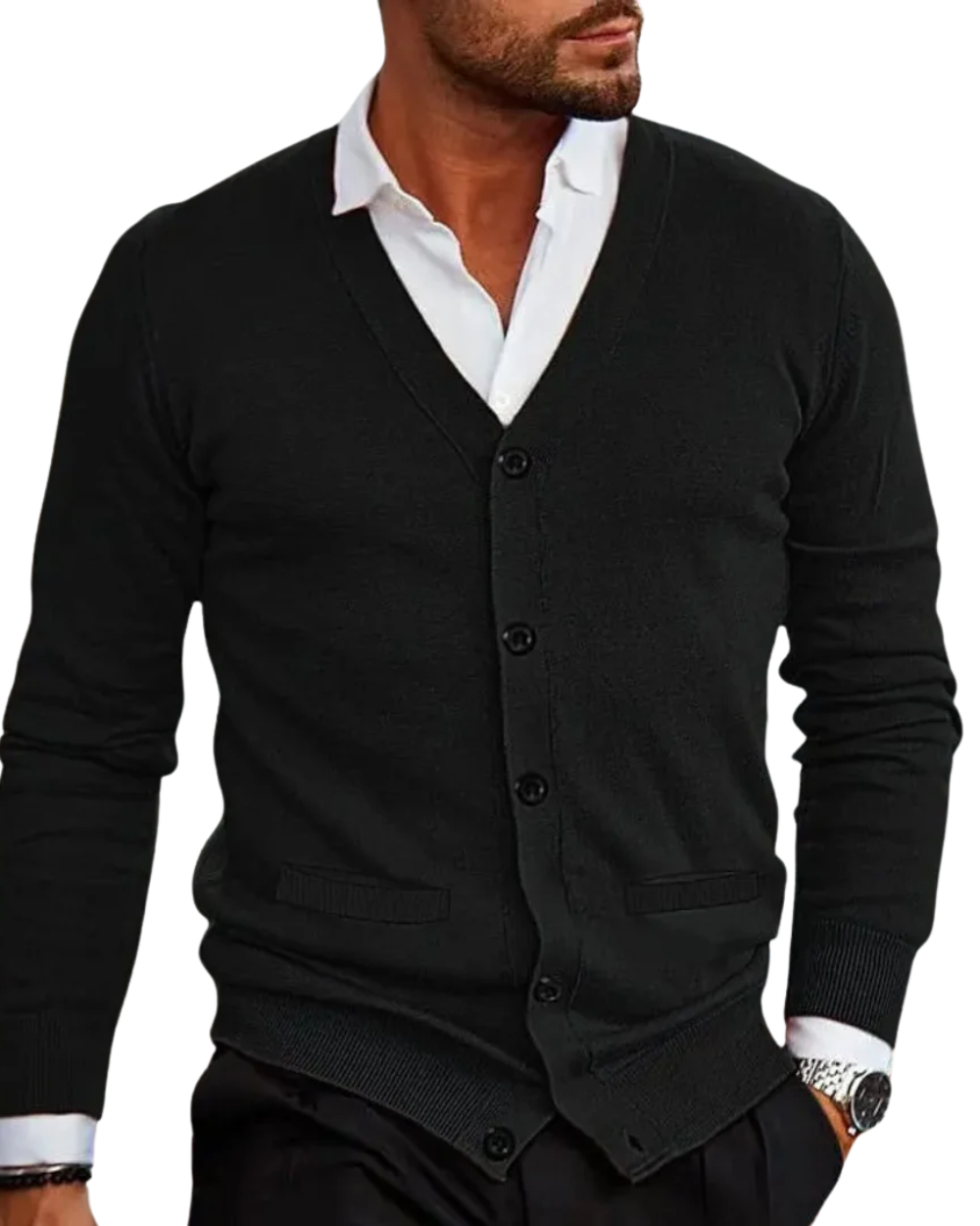 Stilvolle Strickjacke