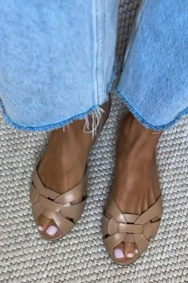 Serafina™ | Naturgewebte Sandalen