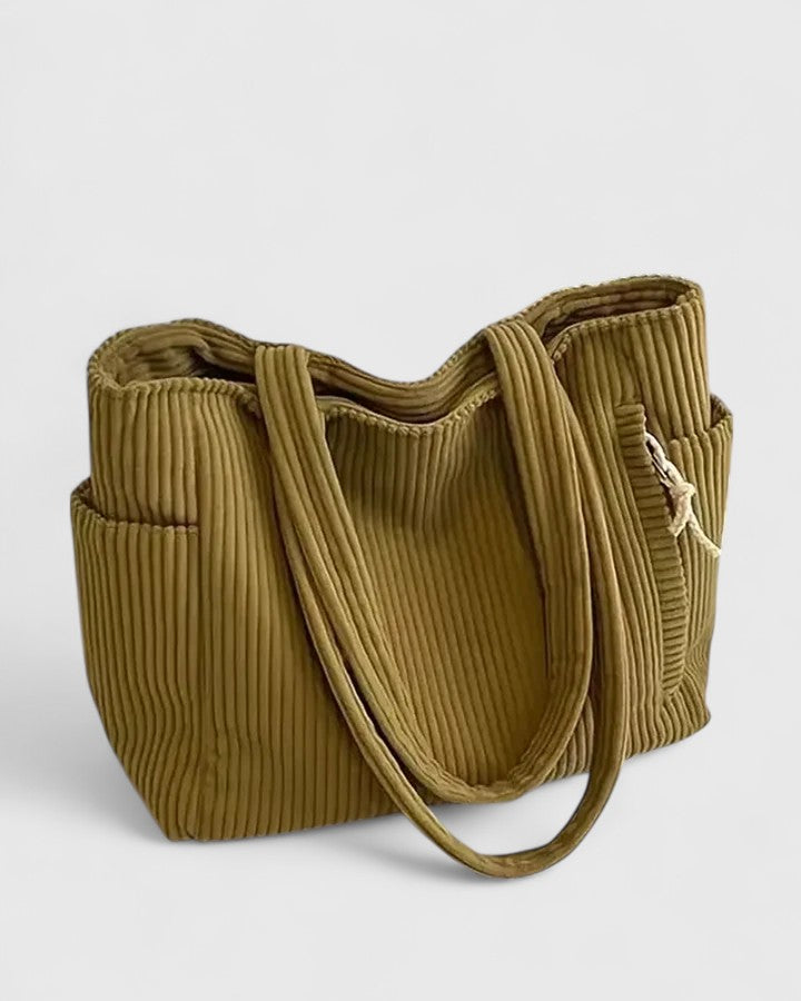 Liorane | Luxuriöse Ripp-Tasche mit Kordel-Detail