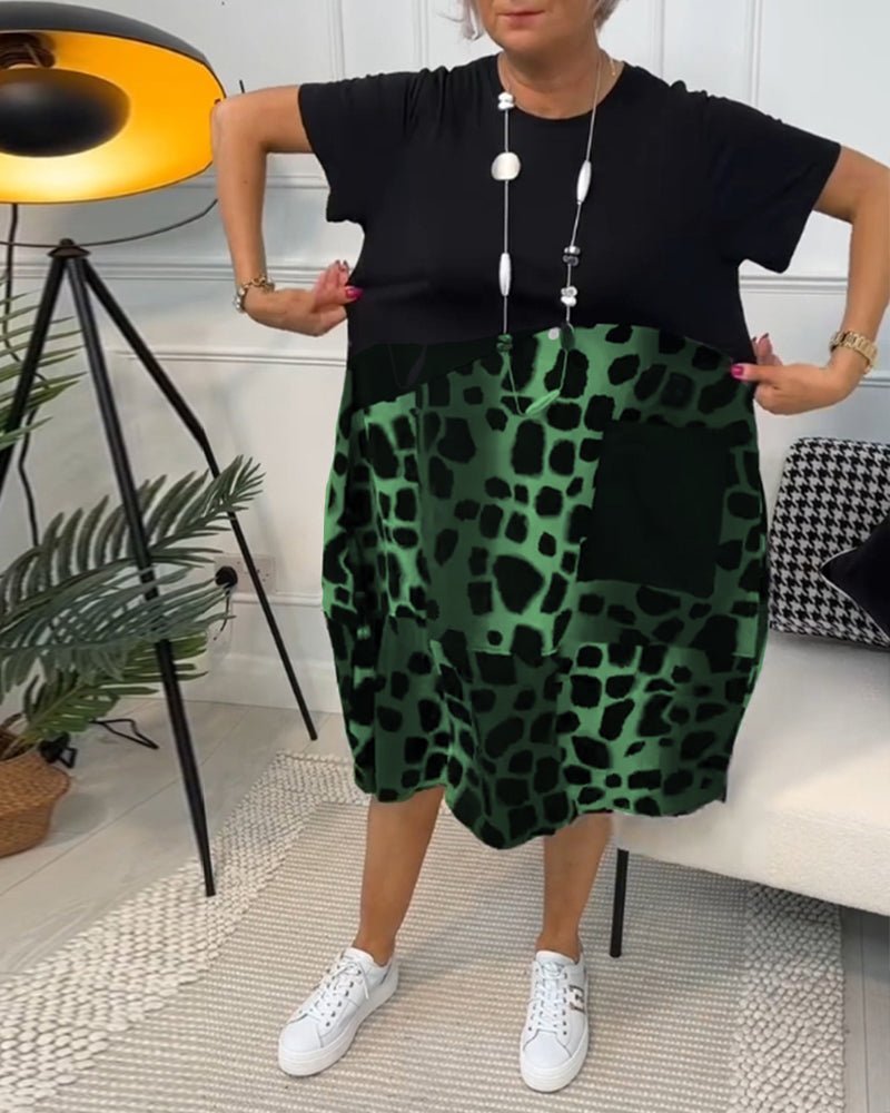 Cassandra | Damen Elegantes Midi-Kleid