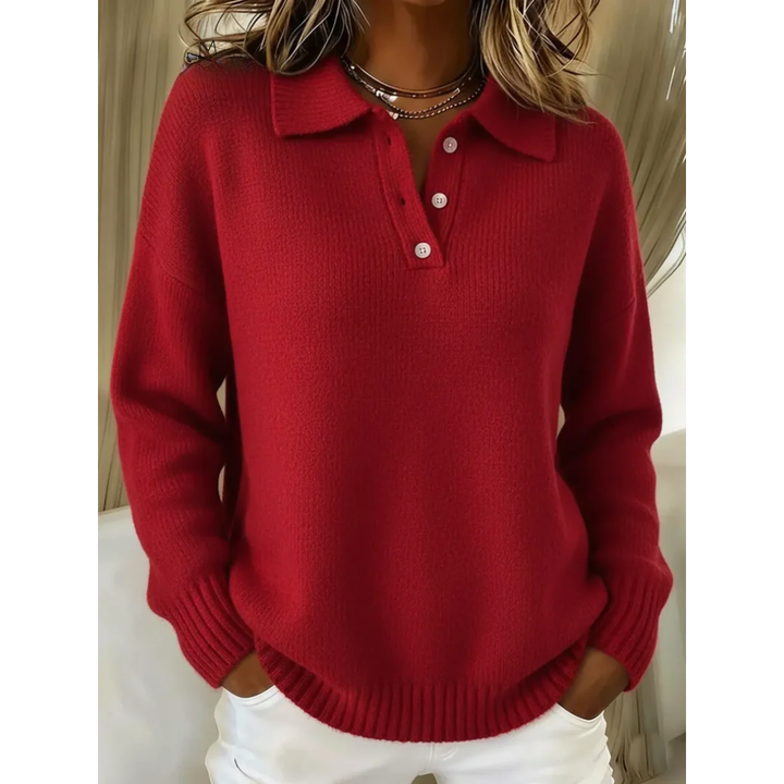 Marina | Weicher Polopullover