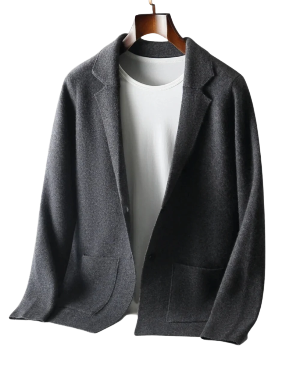 Bacchus Kaschmir-Knopf-Strickjacke