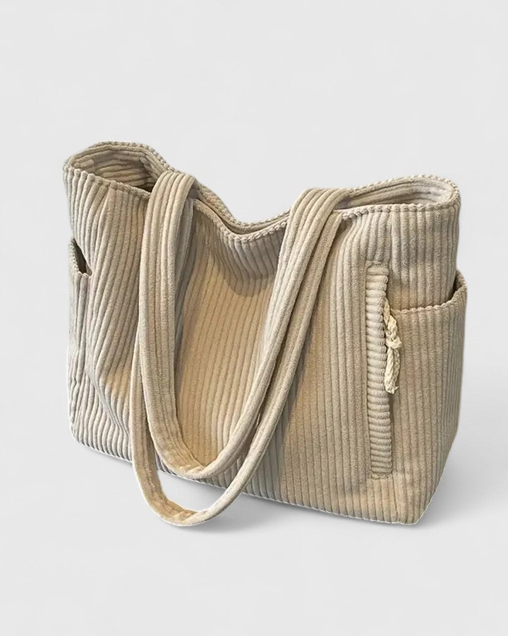 Liorane | Luxuriöse Ripp-Tasche mit Kordel-Detail