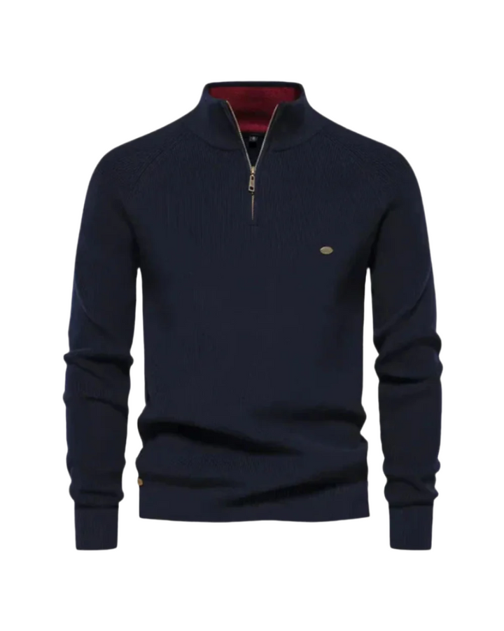Salvatore Pullover mit Reißverschluss