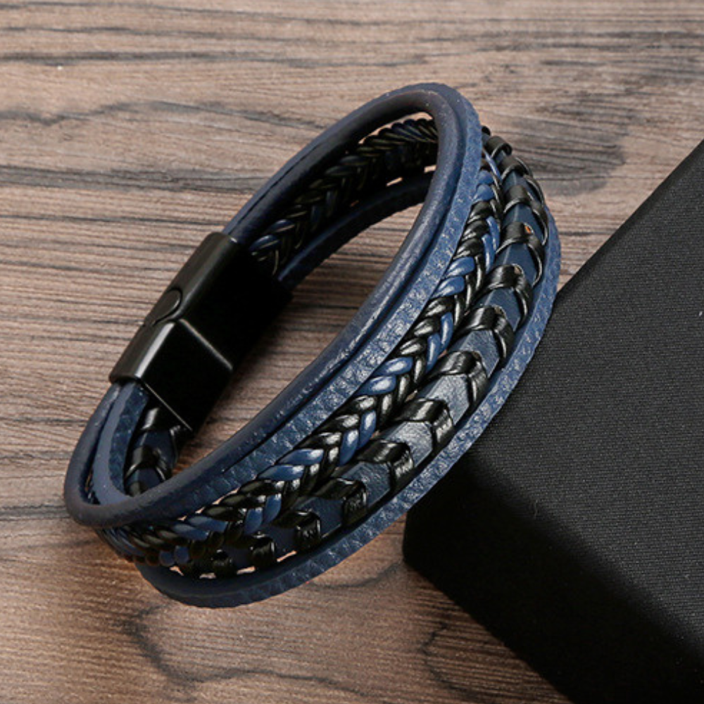 Ragnar Band I Leder Geflochtenes Wikingerarmband