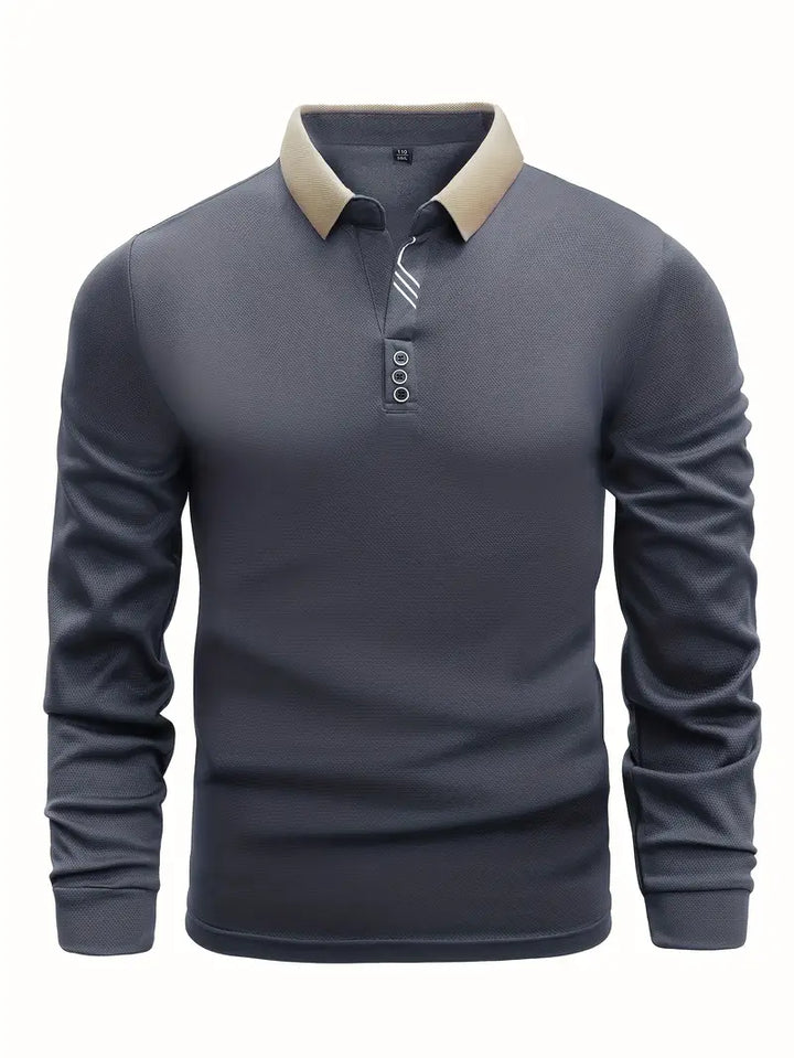Leichter Polo-Pullover