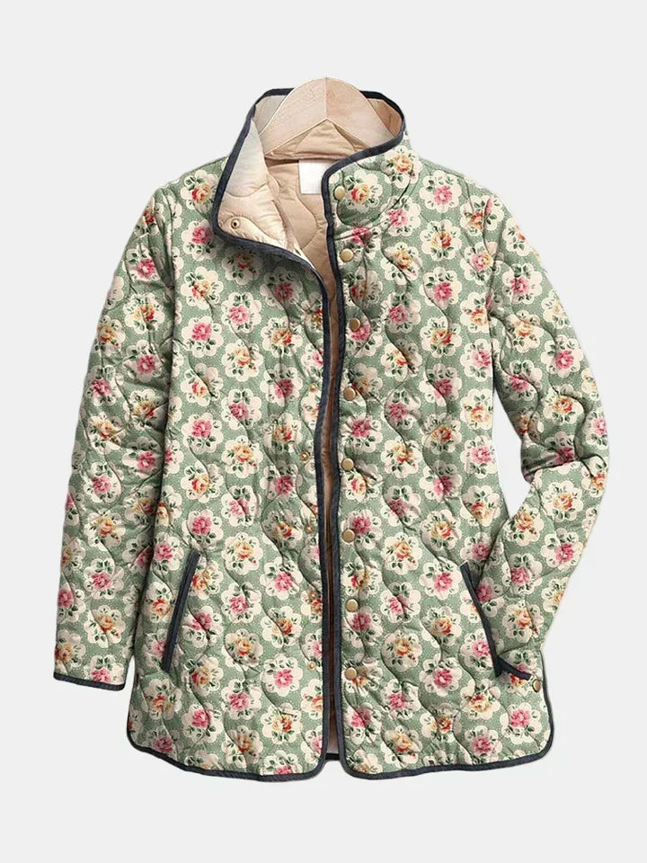 DELACROIX | Steppjacke mit Blumenmuster Amélie