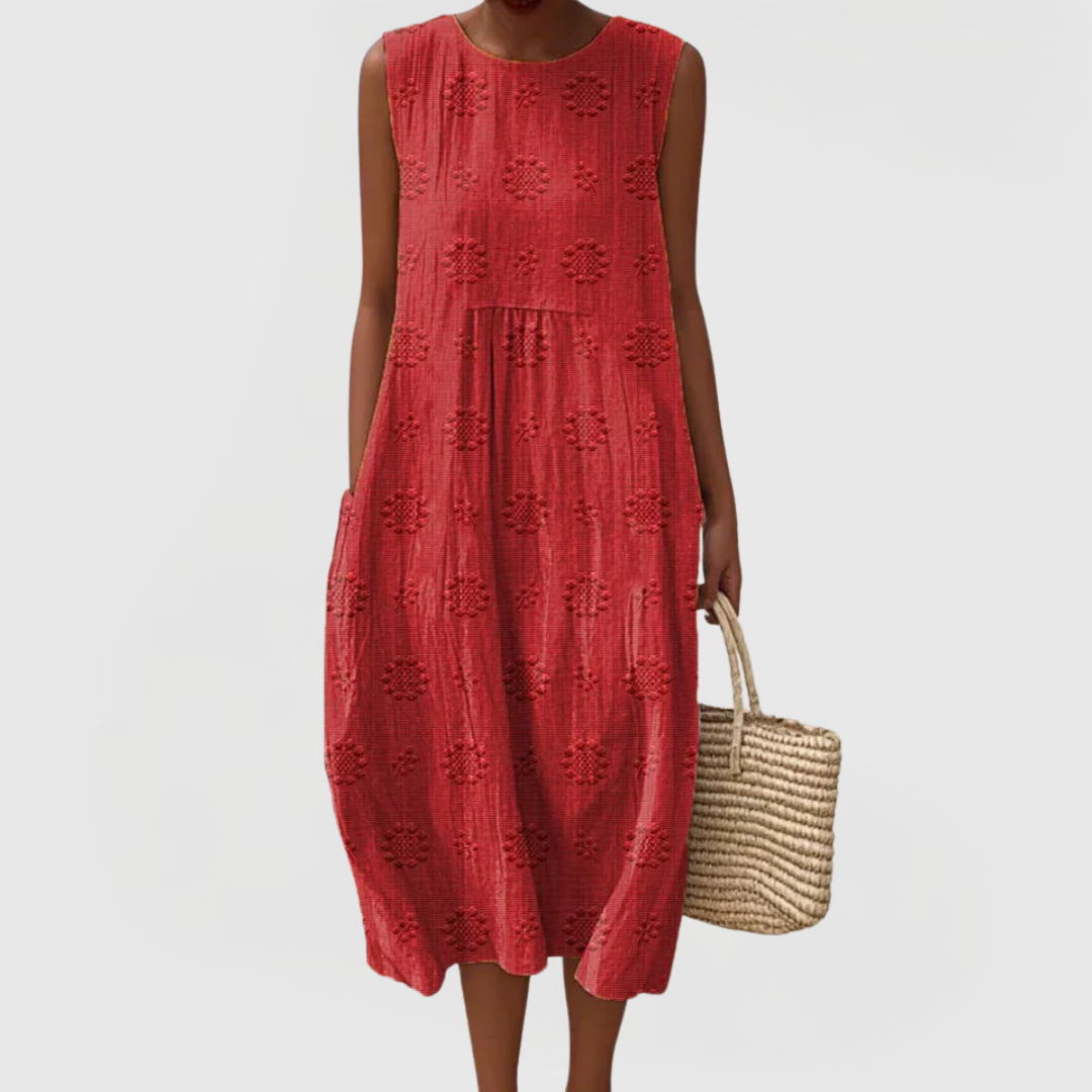 Teresa™ | Elegantes Kleid mit Taschen