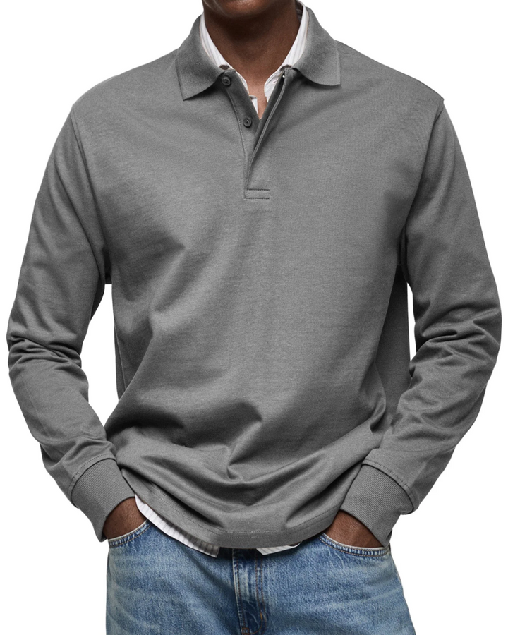 Lässiger Polo-Pullover