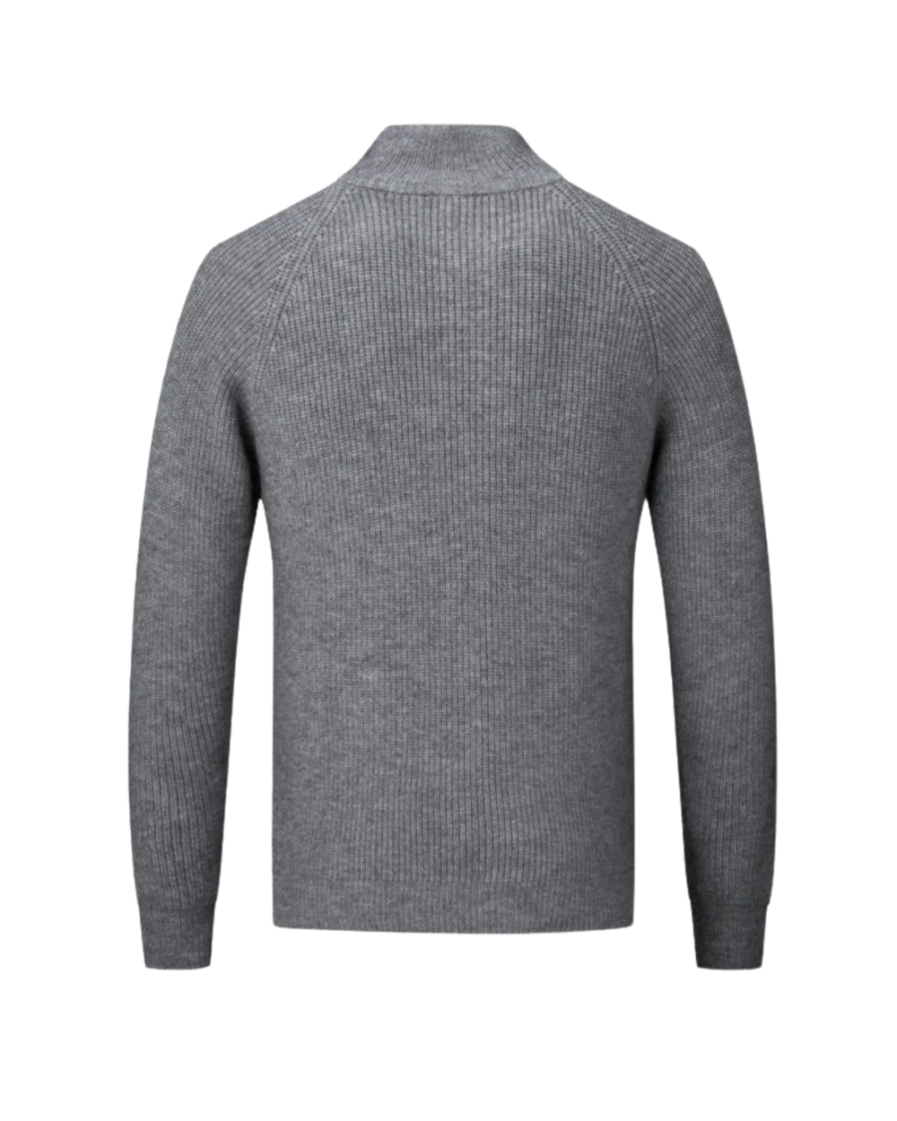 Vier Jahreszeiten Merinowolle Strickjacke mit Reißverschluss